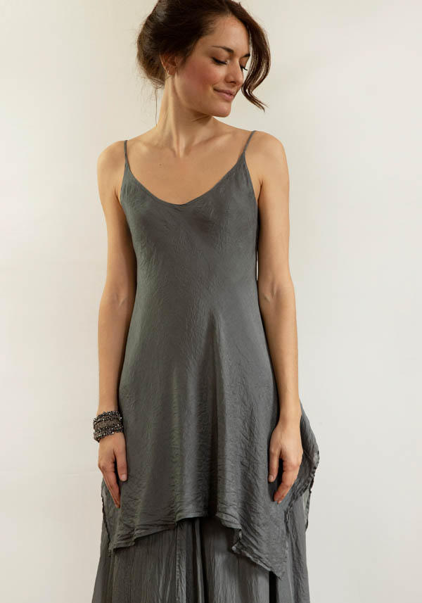 Rose & Lini MARC LE BIHAN SILK “TOP 2613” OLIVE