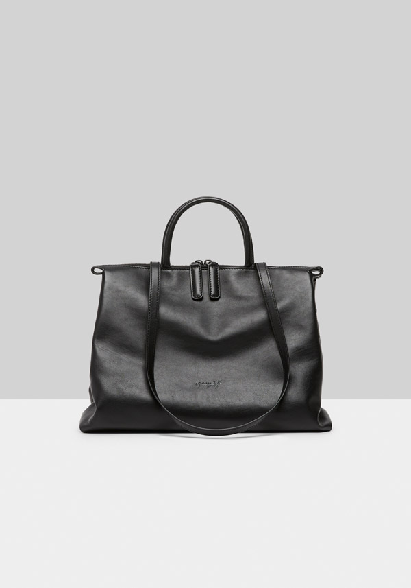 Rose & Lini MARSÈLL “4 DRITTA” BLACK LEATHER BAG