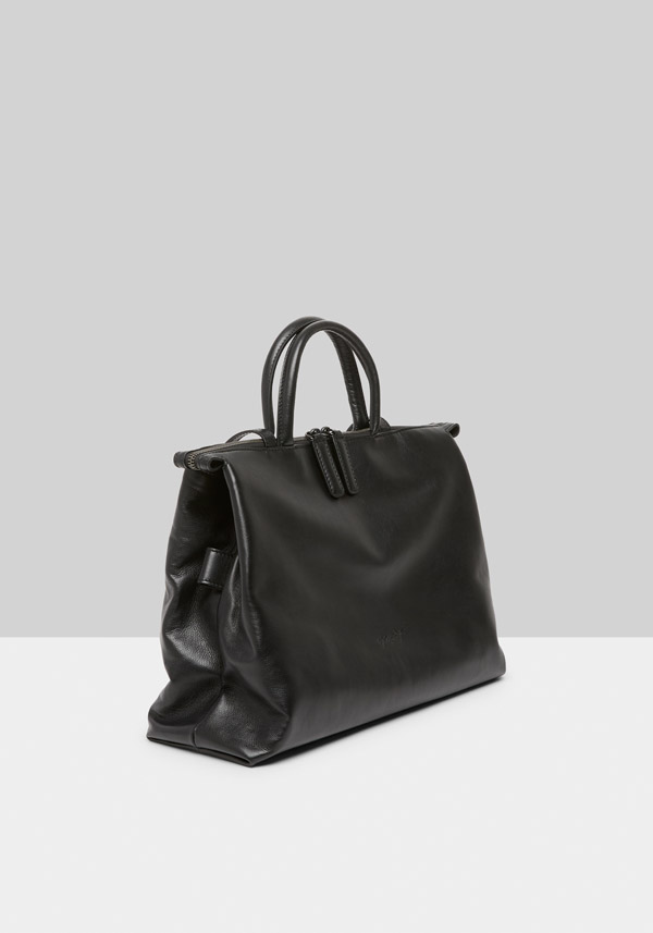 Rose & Lini MARSÈLL “4 DRITTA” BLACK LEATHER BAG