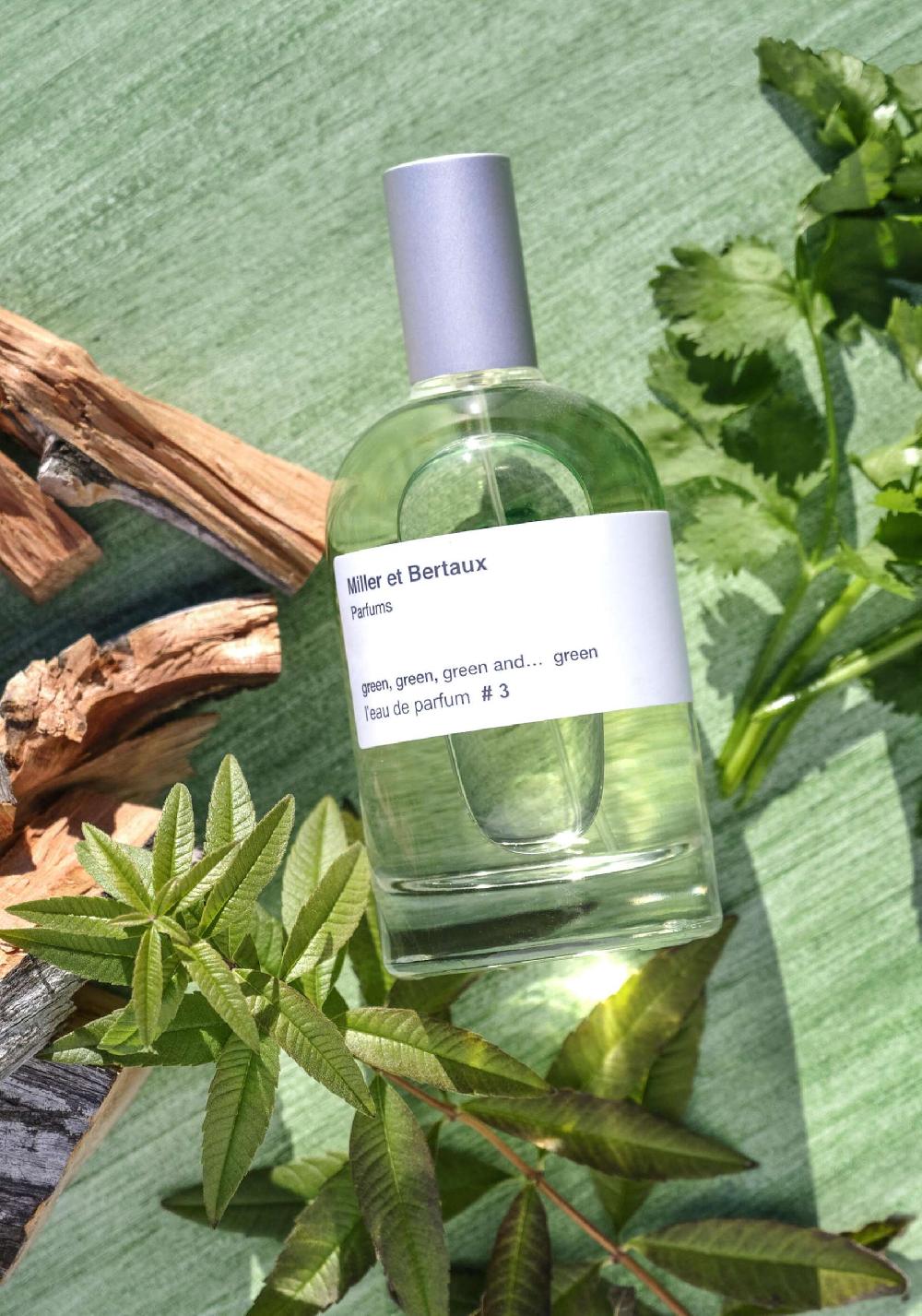 Rose & Lini MILLER ET BERTAUX “GREEN PARFUM #3”