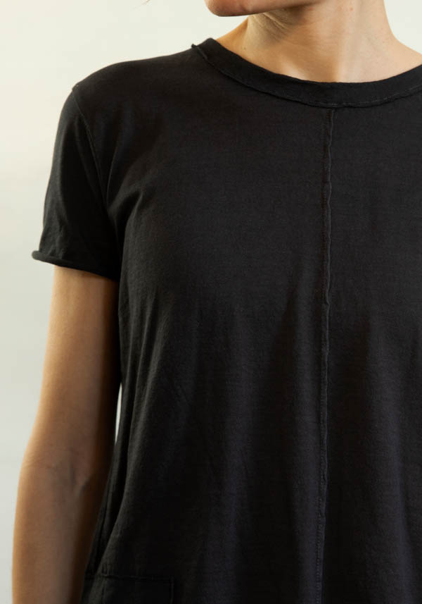 Rose & Lini MJW BLACK COTTON T-SHIRT “2461”