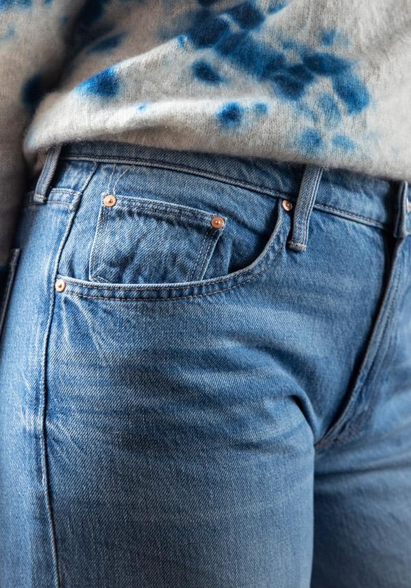 Rose & Lini MOTHER DENIM “LOVE LINE” DENIM BLUE JEANS