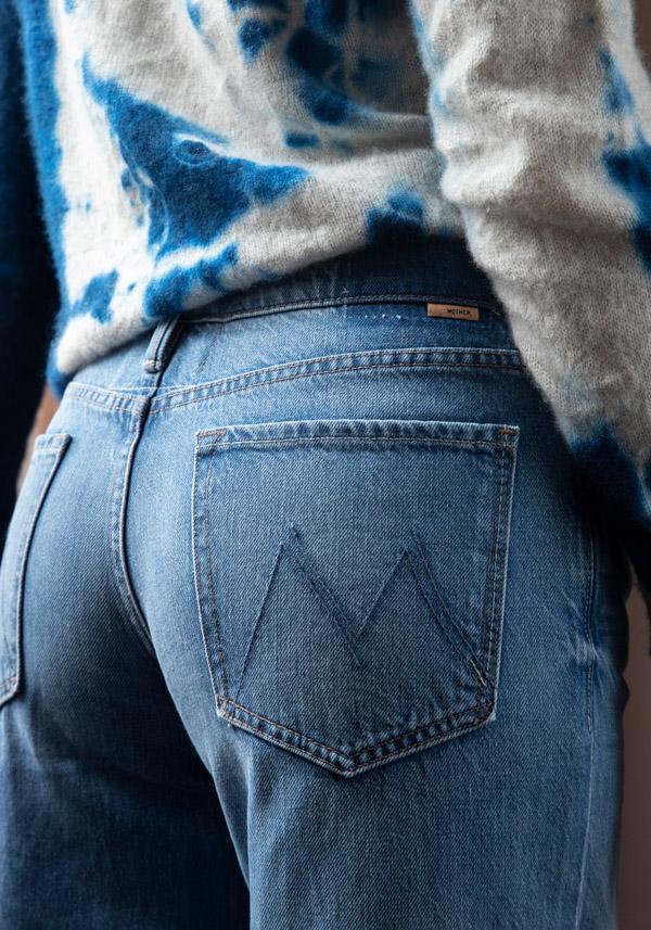 Rose & Lini MOTHER DENIM “LOVE LINE” DENIM BLUE JEANS