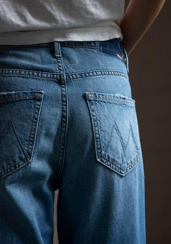 Rose & Lini MOTHER DENIM “THE DODGER ANKLE” BLUE JEANS