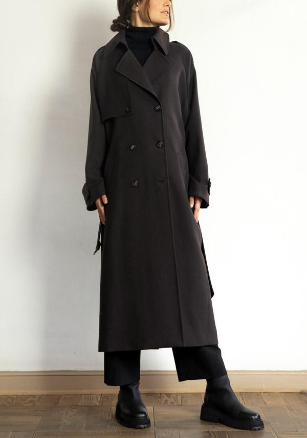 Rose & Lini N8 BABY WOOL “COAT 2100” ESPRESSO