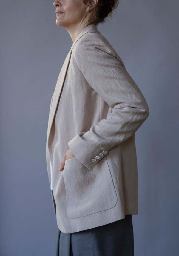 Rose & Lini N8 WOOL & LINEN “JACKET 2111” BEIGE