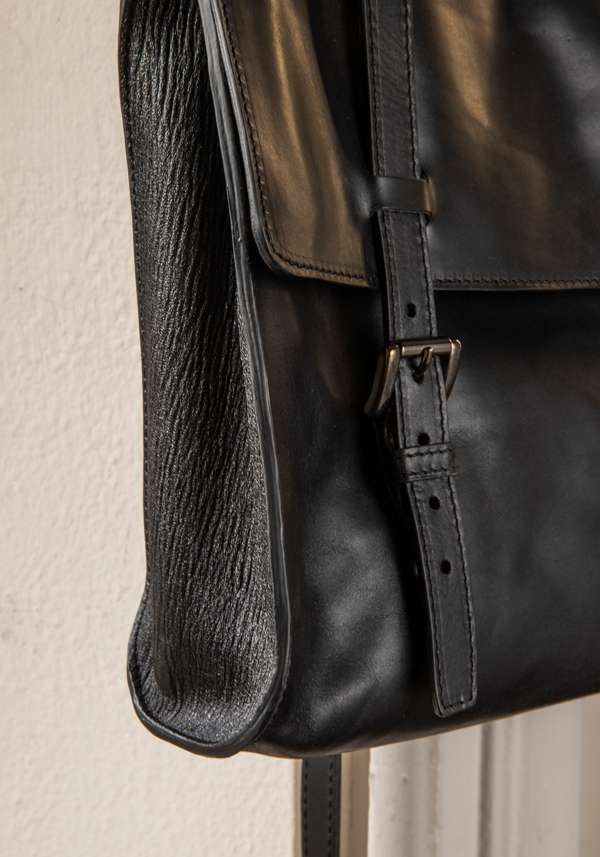 Rose & Lini NUMERO10 “MADEIRA” BLACK LEATHER BAG