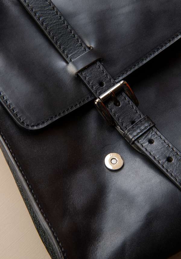 Rose & Lini NUMERO10 “MADEIRA” BLACK LEATHER BAG