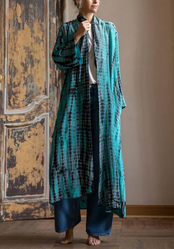 Rose & Lini OBIDI PATTERNED SILK “AMBER DRESS” TIFFANY