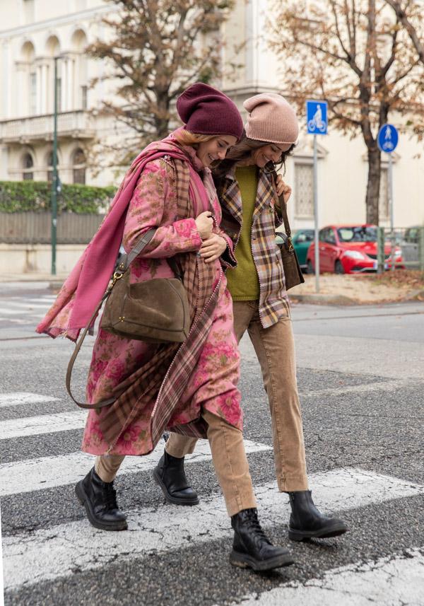 Rose & Lini PERO WOOL MAXI “SCARF P26” PINK