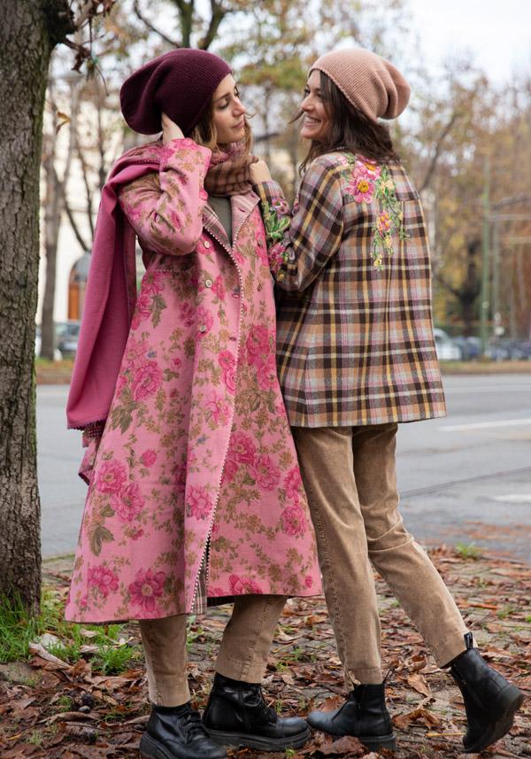 Rose & Lini PERO WOOL REVERSIBLE “COAT BPB05” PINK