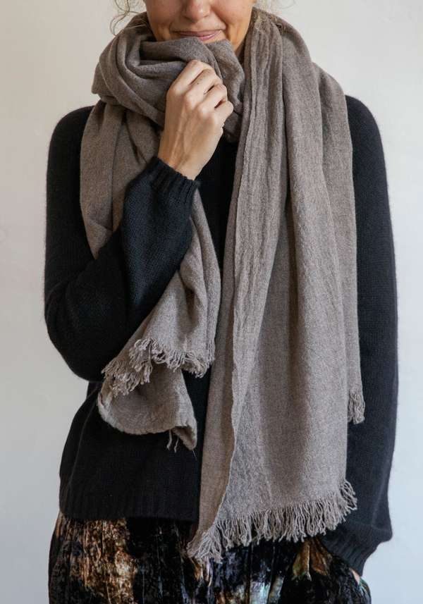 Rose & Lini PRIVATE 0204 FANGO CASHMERE “SCARF 610”