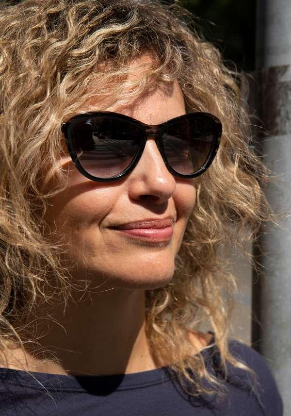 Rose & Lini ROBERT LA ROCHE “GEISHA” BLACK SUNGLASSES