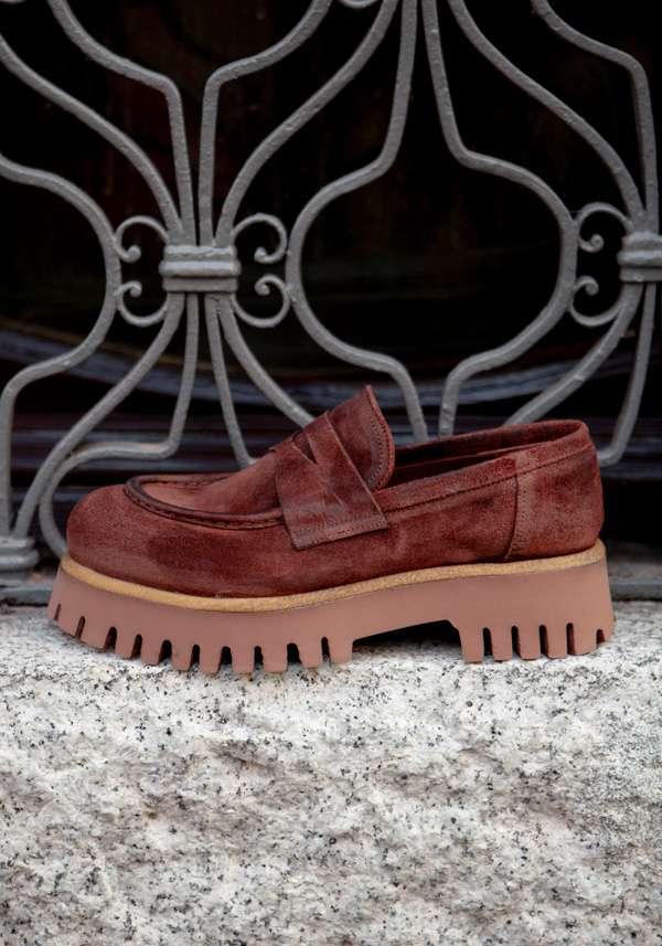 Rose & Lini ROCCO P. “BOCCADORO” SUEDE LOAFERS