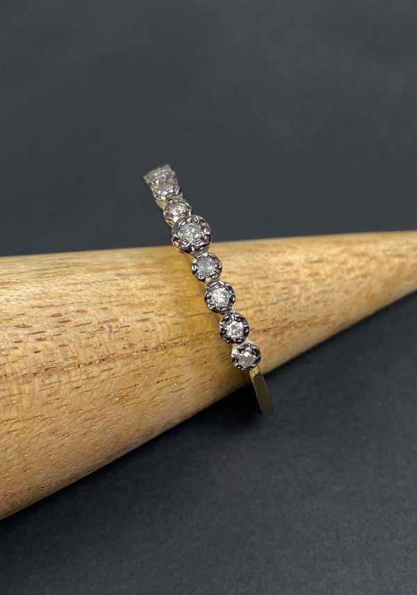 Rose & Lini ROSAMARIA “BRENNON” DIAMONDS COPPER RING