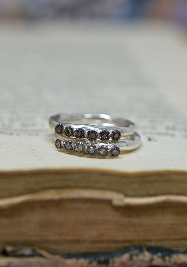 Rose & Lini ROSAMARIA COGNAC DIAMONDS “POPPY” RING