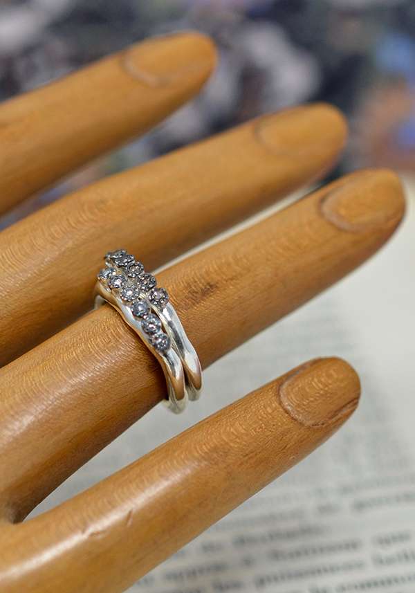 Rose & Lini ROSAMARIA COGNAC DIAMONDS “POPPY” RING