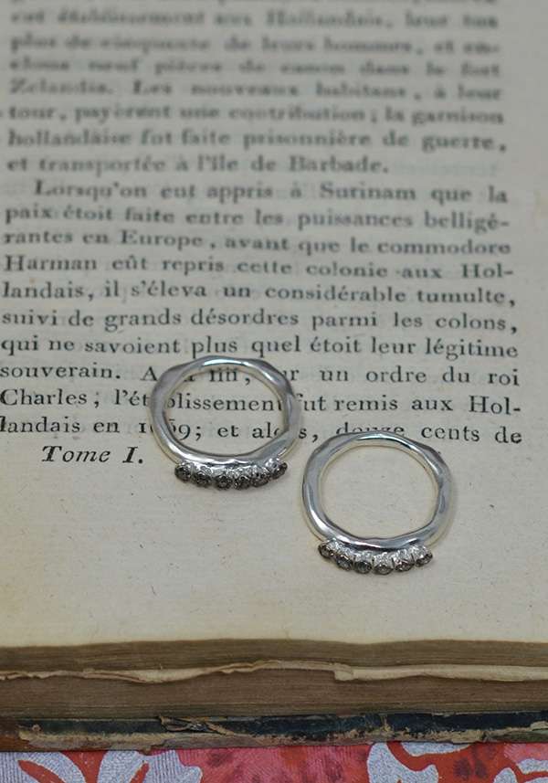 Rose & Lini ROSAMARIA COGNAC DIAMONDS “POPPY” RING