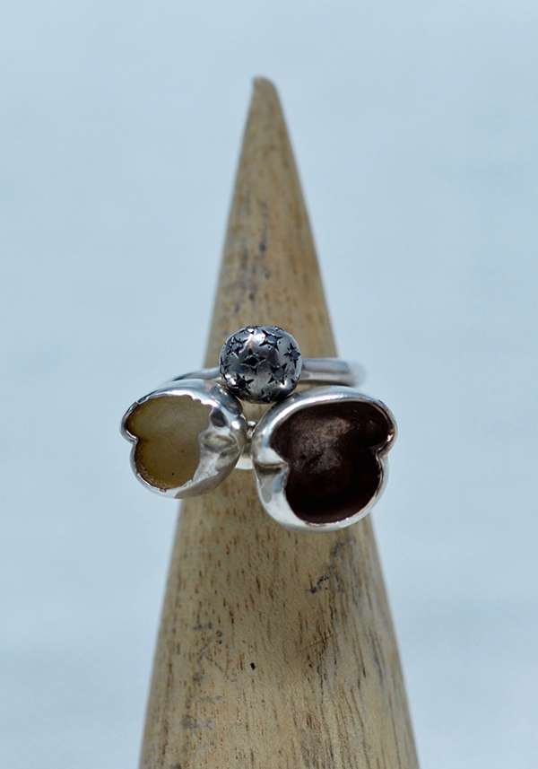 Rose & Lini ROSAMARIA SILVER AND DIAMOND “ALEPO” RING