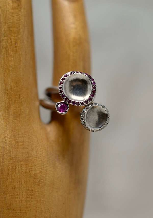 Rose & Lini ROSAMARIA SILVER AND GOLD “BEKA” RING