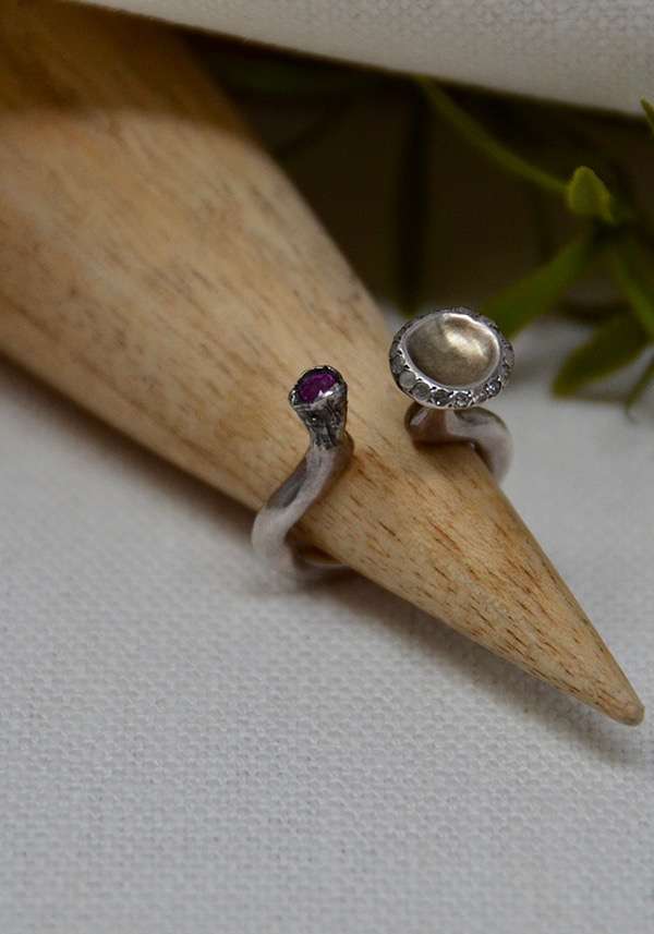 Rose & Lini ROSAMARIA SILVER AND GOLD “BEKA” RING