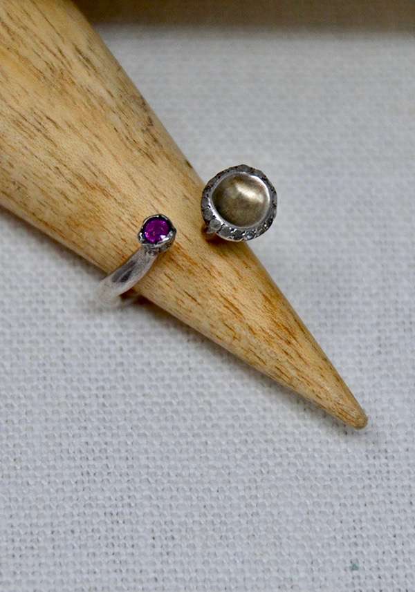 Rose & Lini ROSAMARIA SILVER AND GOLD “BEKA” RING