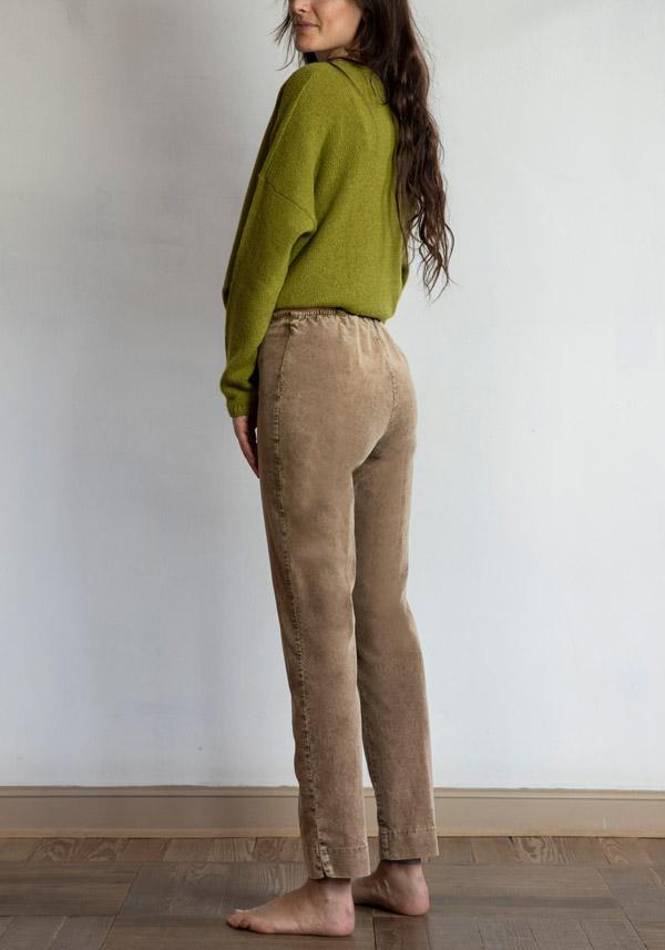 Rose & Lini ROSE & LINI CORDUROY “SICILIA” CAMEL PANTS