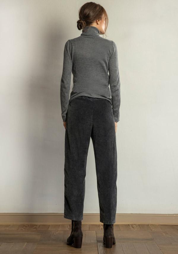 Rose & Lini ROSE & LINI COTTON “LAMPIONE” GREY PANTS