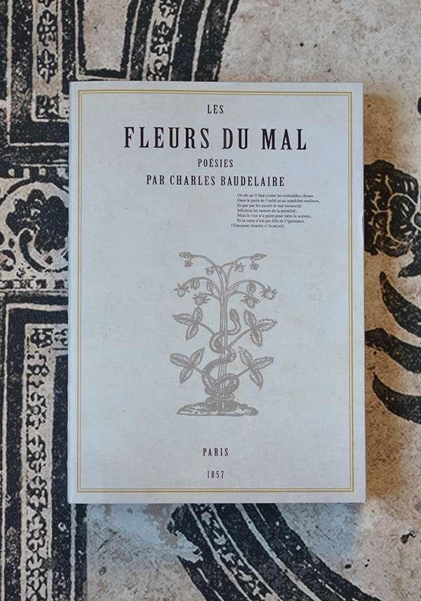 Rose & Lini SLOW DESIGN “LIBRI MUTI” LES FLEURS DU MAL