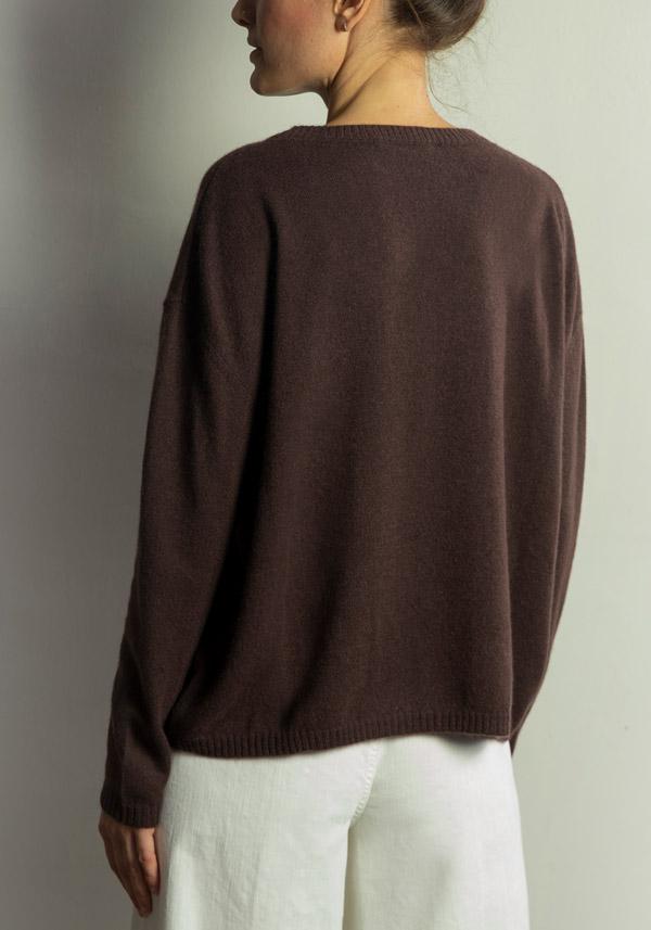 Rose & Lini STEFANO MORTARI CASHMERE “PULL 5142” BROWN