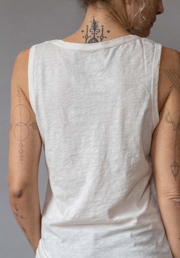 Rose & Lini VELVET COTTON “TAURUS” COCONUT TANK TOP