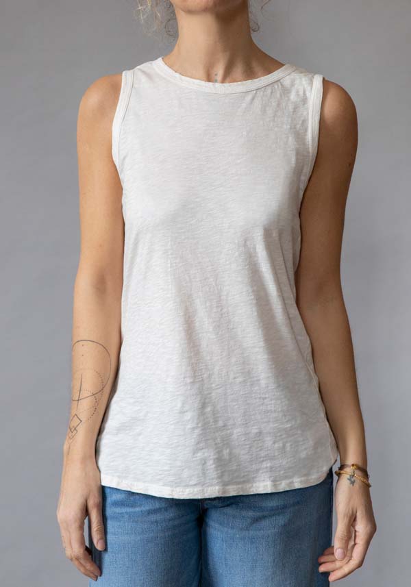Rose & Lini VELVET COTTON “TAURUS” COCONUT TANK TOP