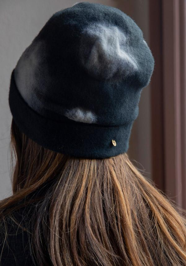 Rose & Lini YESEY “POPPINS” BLACK WOOL HAT