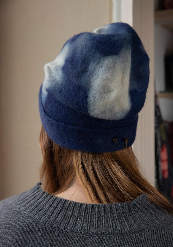 Rose & Lini YESEY “POPPINS” BLUE WOOL HAT