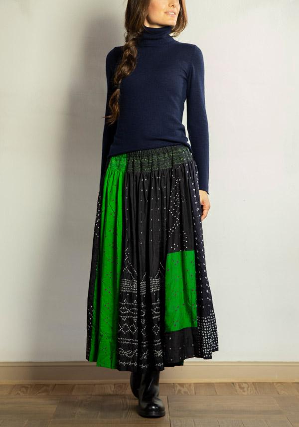 Rose & Lini SAVERIO PALATELLA CASHMERE “LIGTH-WEIGHT CREW NECK” MARINE KNIT