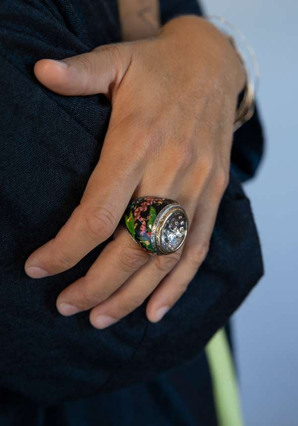 Rose & Lini SIMONA TAGLIAFERRI “CARONTE” HAND-DRAWN RING