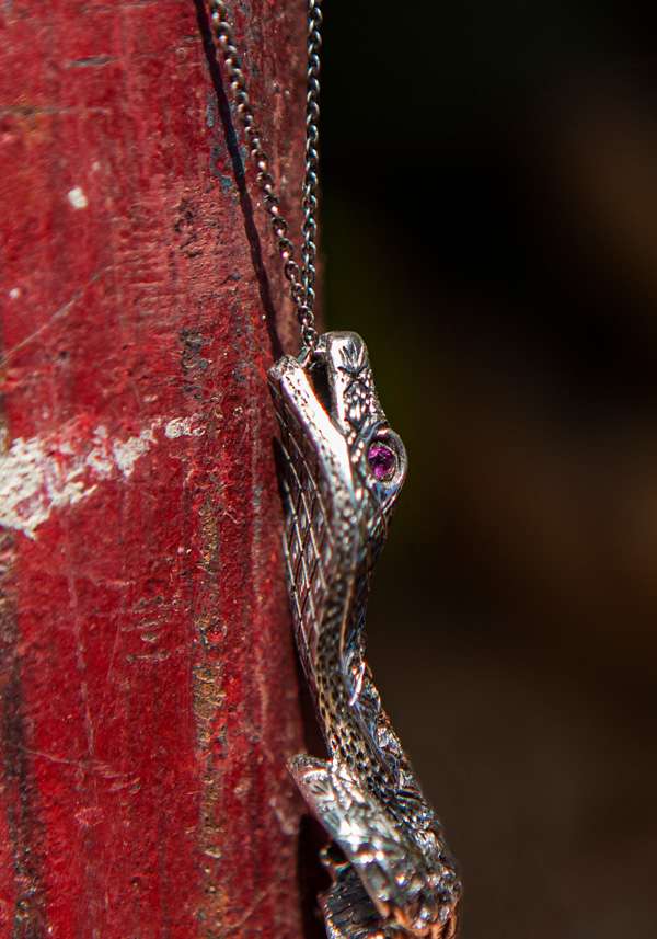 Rose & Lini SIMONA TAGLIAFERRI “COBRA PENDANT NECKLACE J226 WD” WHITE DIAMONDS