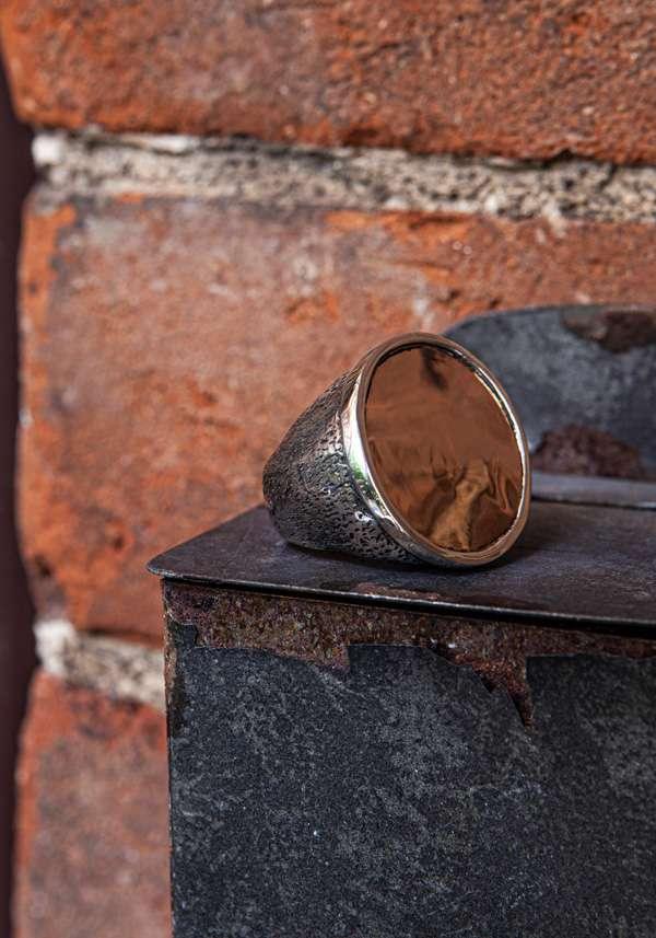 Rose & Lini SIMONA TAGLIAFERRI LARGE “MOON RING J163” PINK GOLD