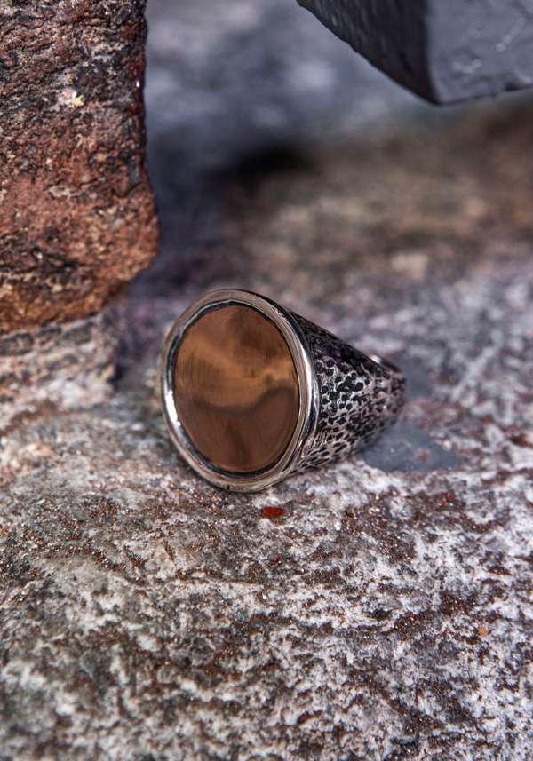 Rose & Lini SIMONA TAGLIAFERRI SMALL “MOON RING J175” PINK GOLD