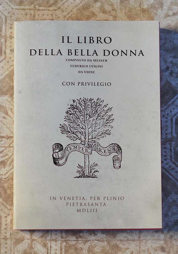 Rose & Lini SLOW DESIGN “LIBRI MUTI” IL LIBRO DELLA BELLA DONNA