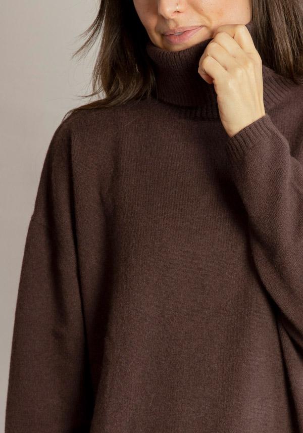 Rose & Lini STEFANO MORTARI CASHMERE “DOLCEVITA 5143” BROWN PULL