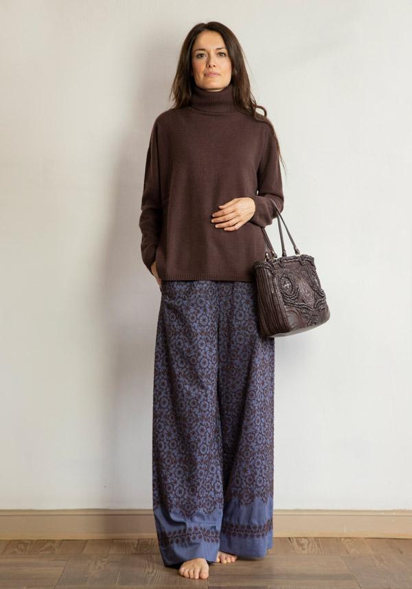 Rose & Lini STEFANO MORTARI CASHMERE “DOLCEVITA 5143” BROWN PULL