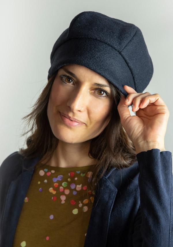 Rose & Lini THE GIRL AND THE GORILLA WOOL “WALK” BLUE HAT