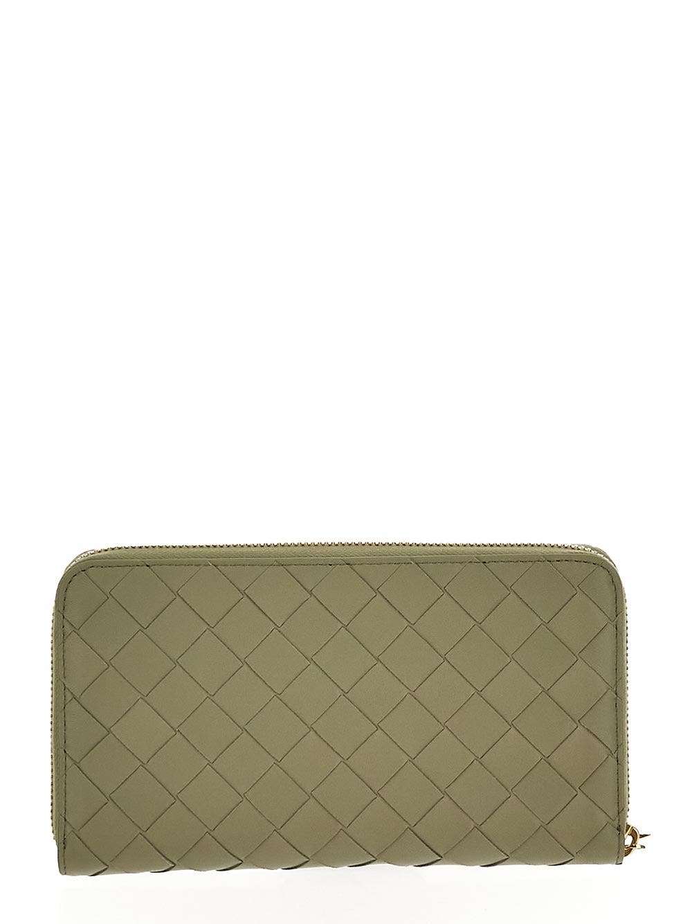 Oluxury Bottega Veneta Intrecciato Zip Around Wallet