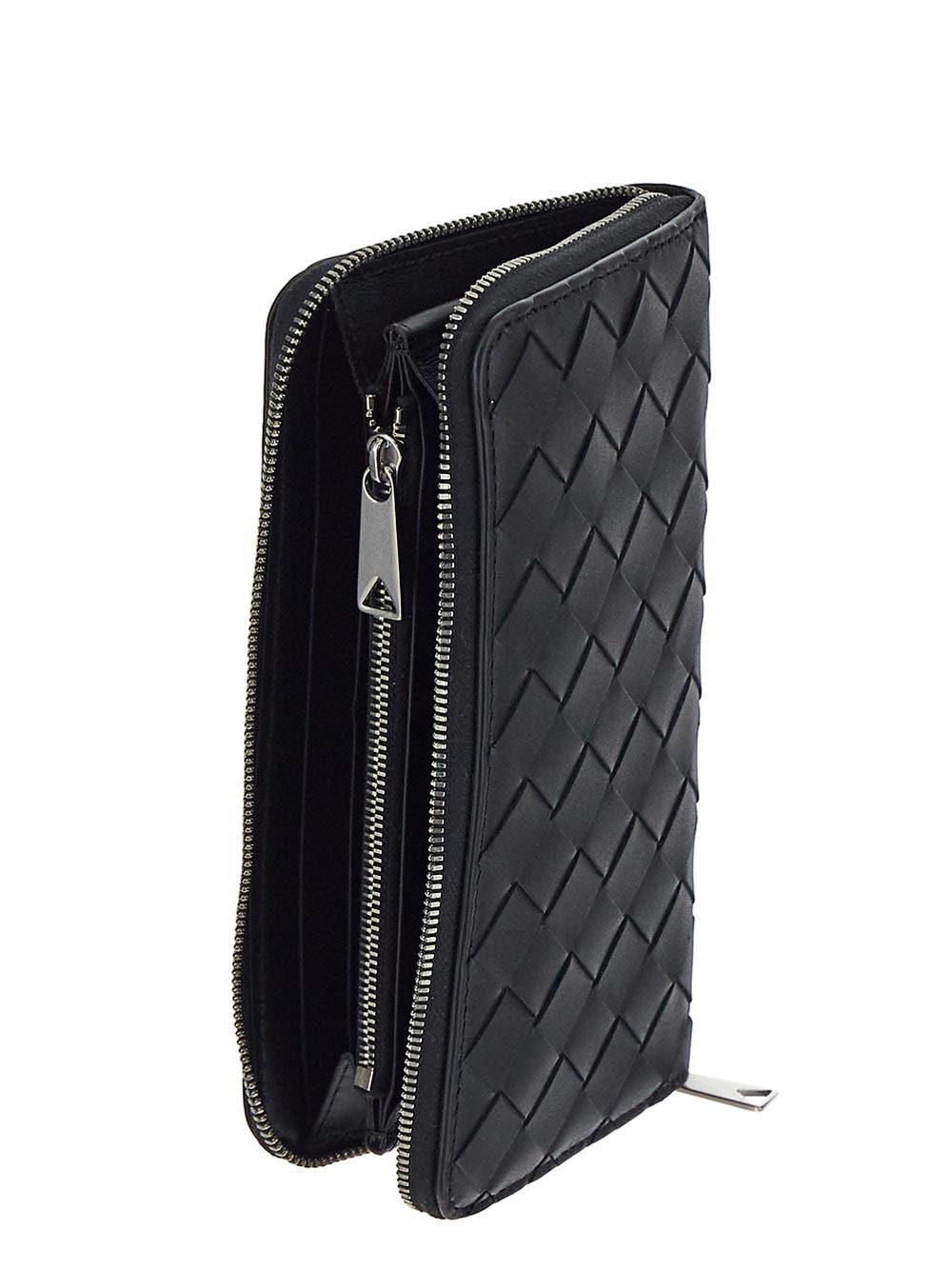 Oluxury Bottega Veneta Intrecciato Zip Around Wallet