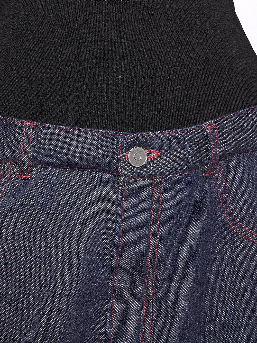 Oluxury Alaia Knit Band Jeans