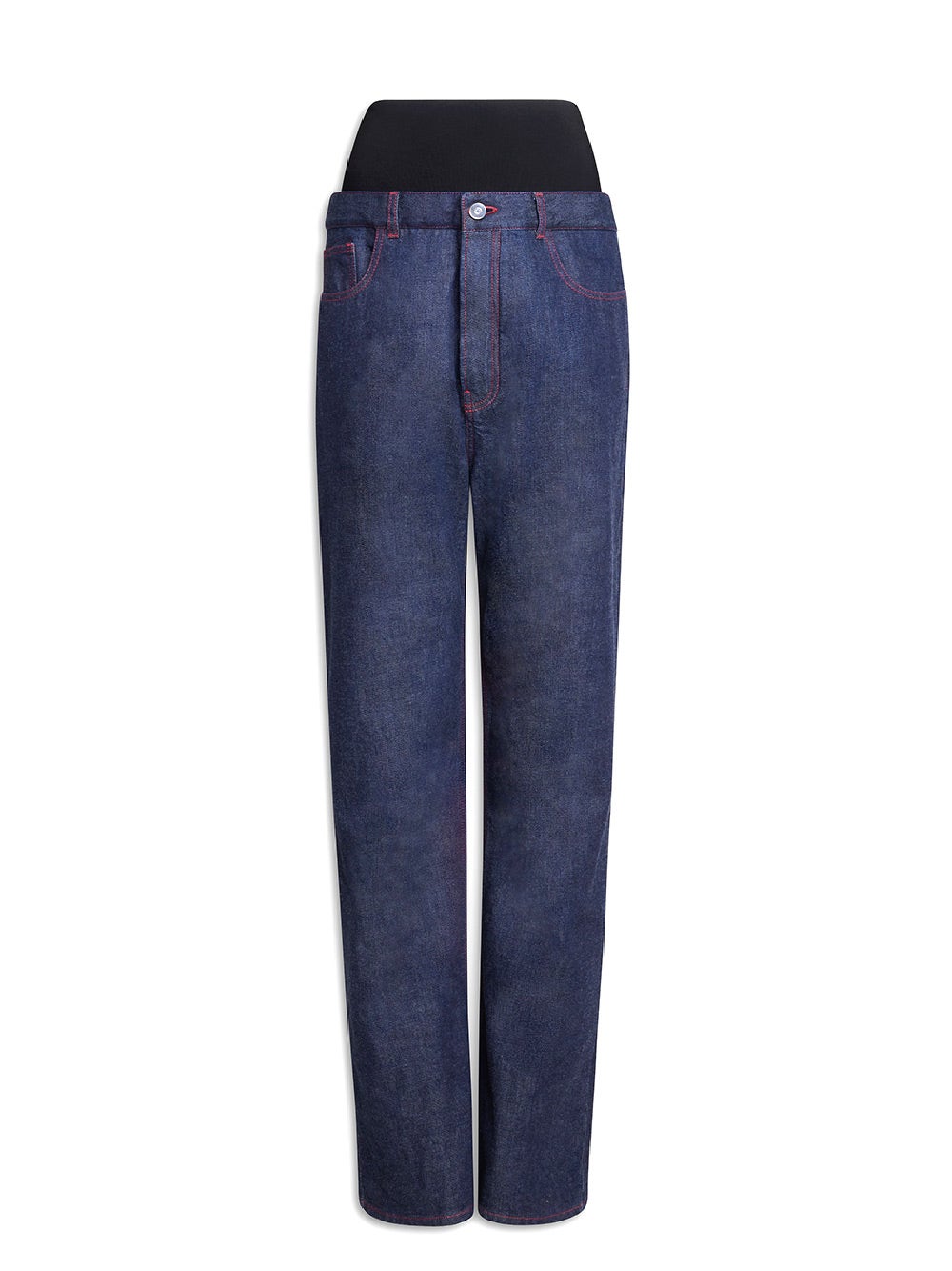 Oluxury Alaia Knit Band Jeans