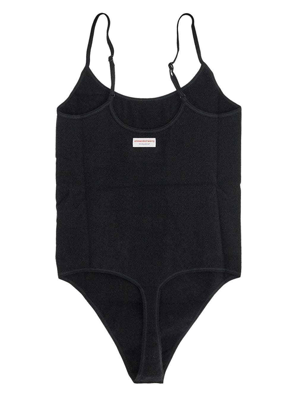 Oluxury Alexander Wang Ribbed Cami Bodysuit