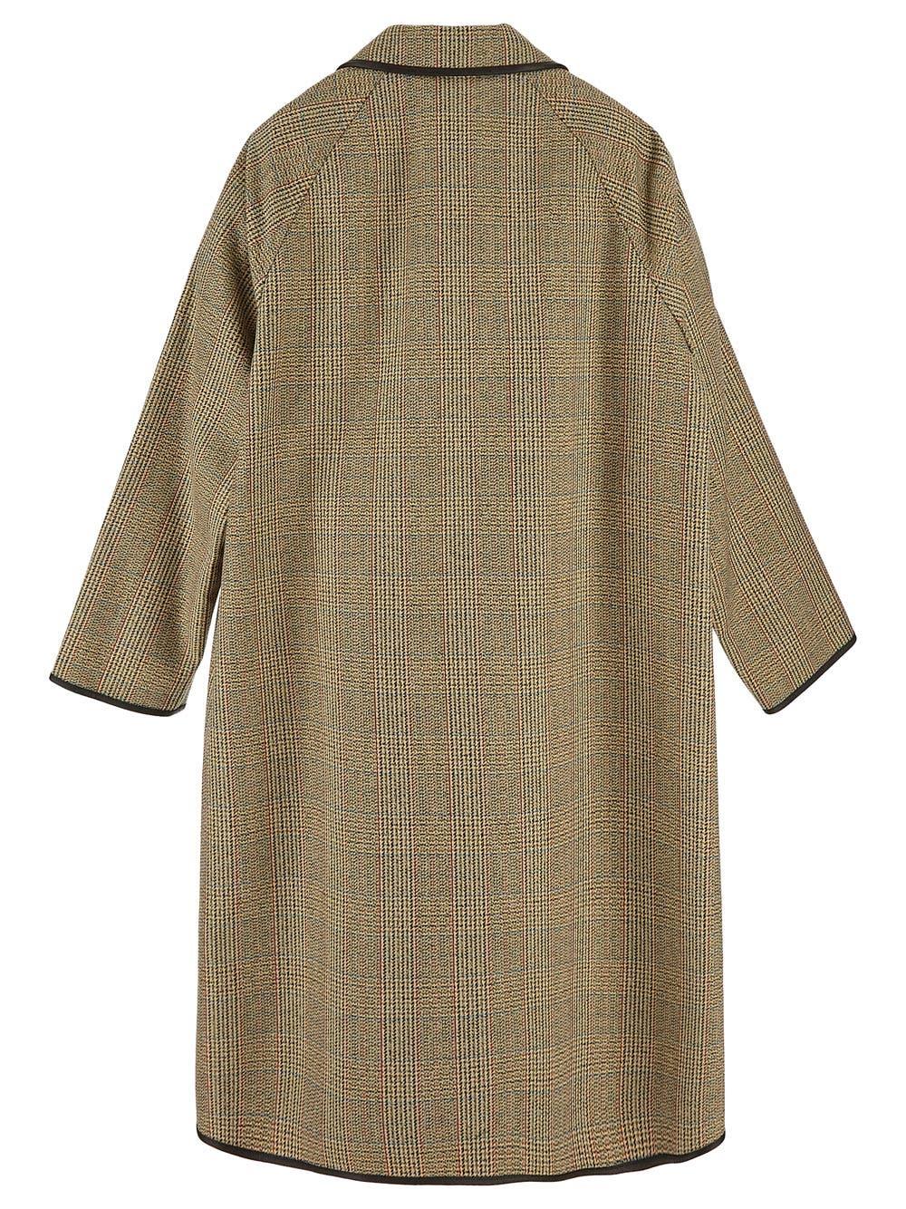 Oluxury Bottega Veneta Check Coat