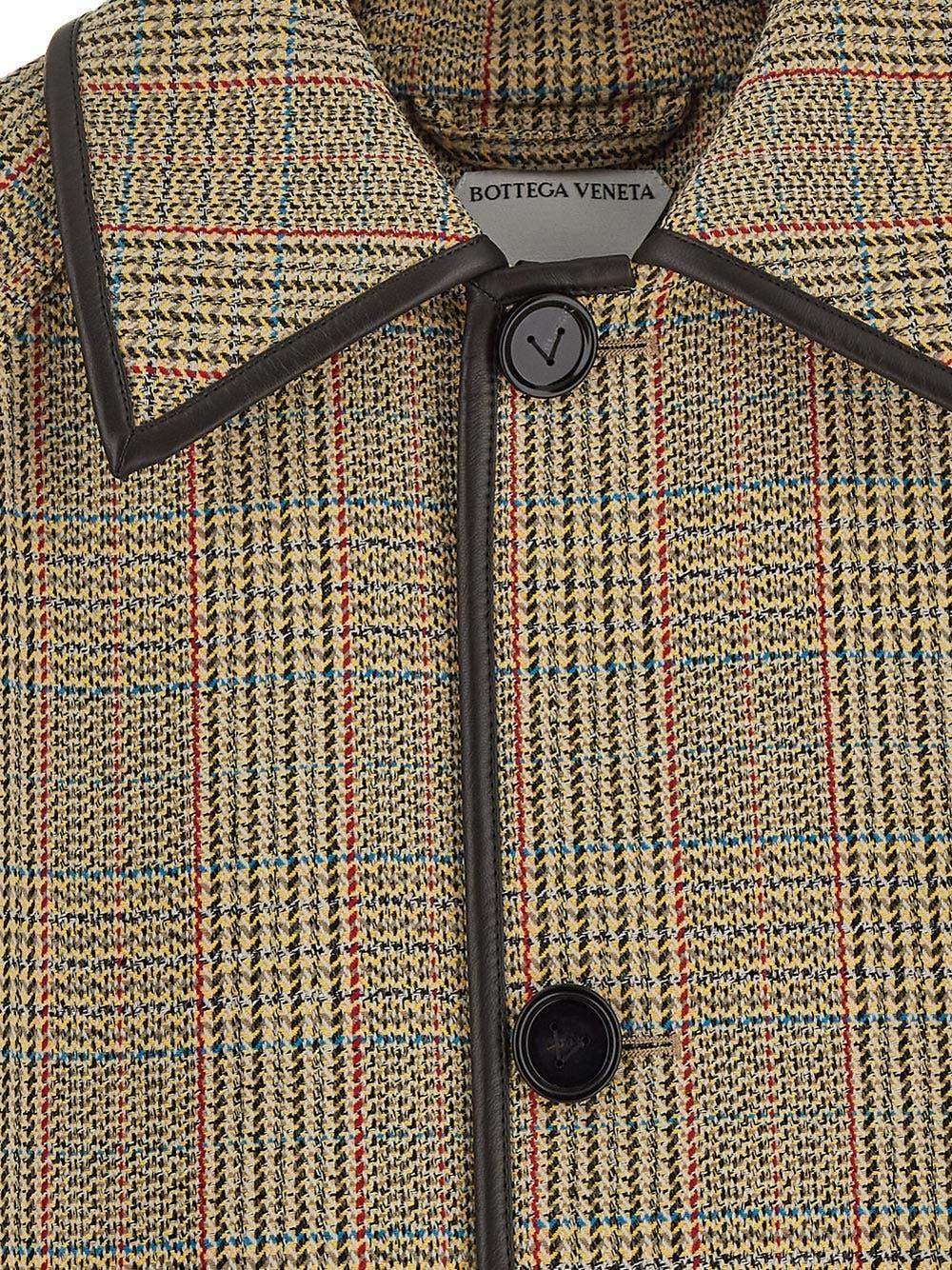Oluxury Bottega Veneta Check Coat